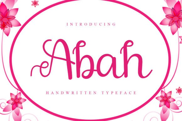 Abah Typeface Review: Elegant Script for Modern Brand Identity