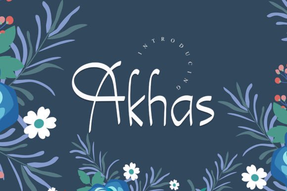 Akhas Handwritten Font: Elevating Small Business Branding with Personality