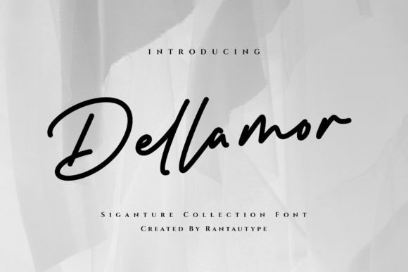 Dellamor Typeface: Elevating Brand Identity with Elegant Script Design