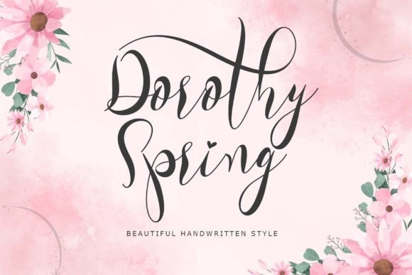 Dorothy Spring: A Handwritten Typeface for Editorial Elegance