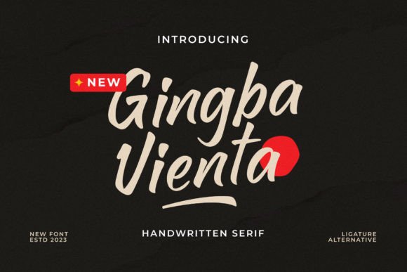 Gingba Vienta: The Modern Handwritten Font for Scroll-Stopping Brand Content