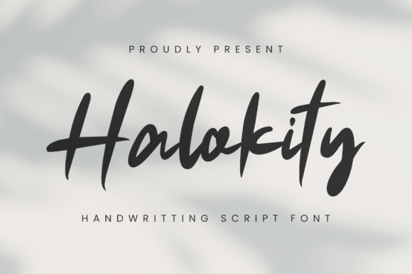 Halokity: A Fluid Script Font That Feels Like Handwritten Charm