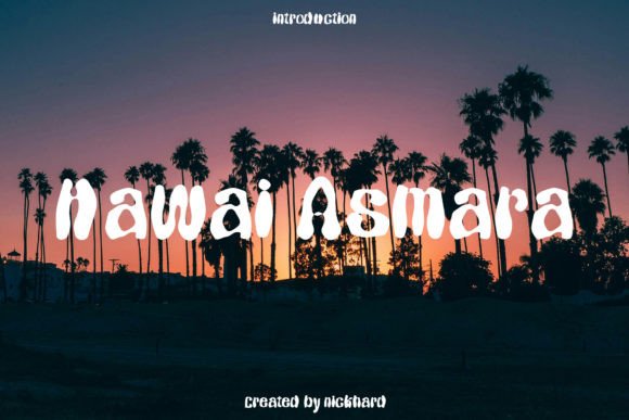 Hawai Asmara: A Script Typeface for Handmade Branding