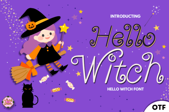 Hello Witch Font: A Spooky Typeface for Halloween Branding