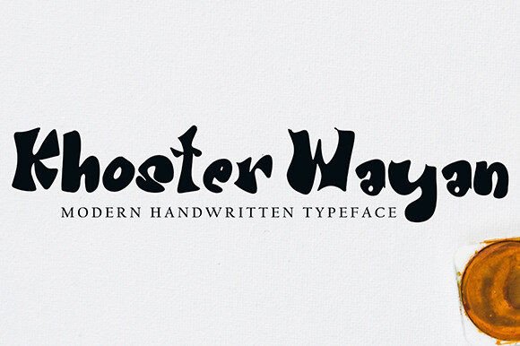 Khooster Wayan: A Quirky Handwritten Font for Distinctive Branding