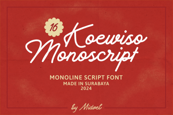 Koewiso Monoscript: The Effortless Script Font for Modern Branding