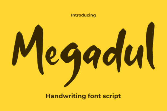 Megadul: The Handwritten Typeface That Brings Casual Cool to Brand Identity