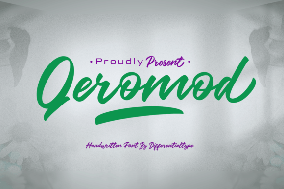Qeromod: The Handcrafted Script Font for Scroll-Stopping Visuals