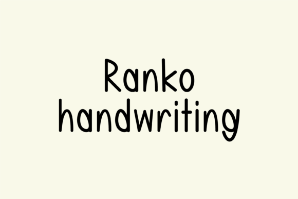 Ranko Handwritten Font: Adding Whimsy to Editorial Design