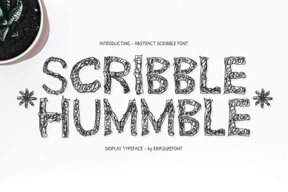 Scribble Humble: A Creative Font for Distinctive Brand Identity