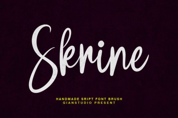Skrine: The Elegant Handwritten Font for Consistent Branding