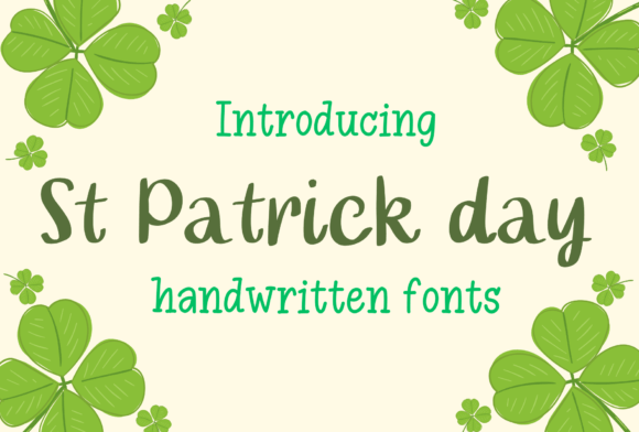 St Patrick Day Typeface Review: A Sweet Handwritten Font for Digital Brands