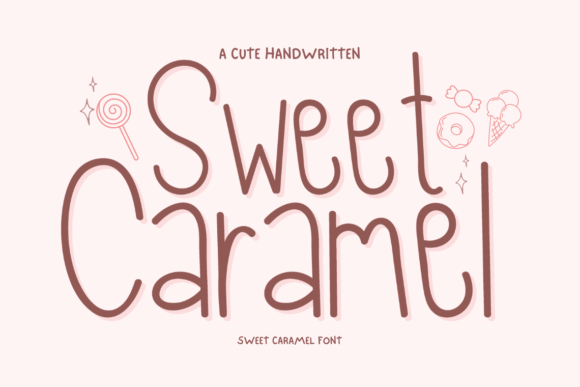 Sweet Caramel: The Perfect Handwritten Font for Crafters and Sellers