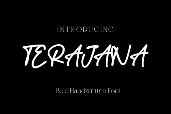 Terajana: The Handwritten Typeface for Authentic Craft Brands