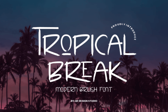 Tropical Break: A Timeless Handwritten Font for Crafters and Sellers