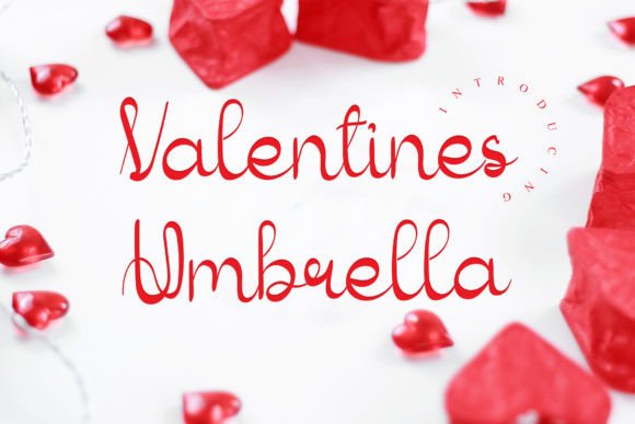 Valentines Umbrella: A Premium Script Font for Brand Identity
